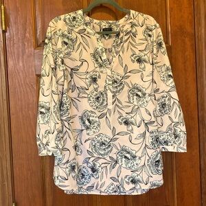 Talbots soft pink blouse.